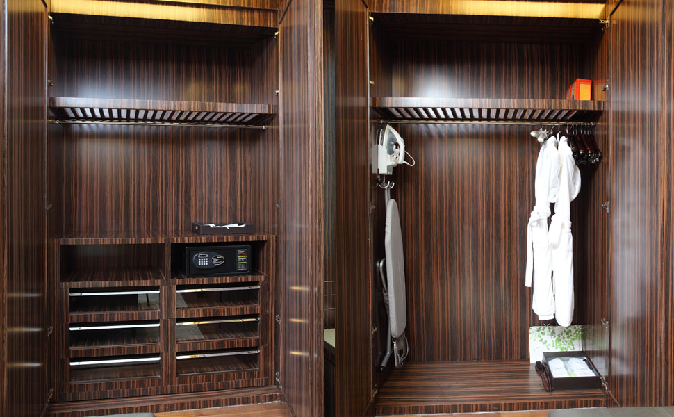The wardrobe